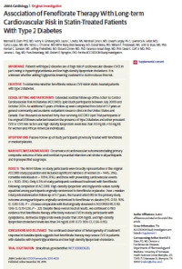 Association of Fenofibrate Therapy With Long-term Cardiovascular Risk in Statin-Treated Patients With Type 2 Diabetes