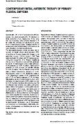 CONTEMPORARY INITIAL ANTIBIOTIC THERAPY OF PRIMARY PLEURAL EMPYEMA