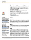 The influence of different fever definitions on diagnostics and treatment after diagnosis of fever in chemotherapy-induced neutropenia
in children with cancer