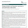 Therapy duration and long-term outcomes in extra-pulmonary tuberculosis