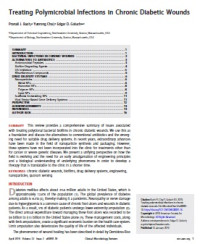 Treating Polymicrobial Infections in Chronic Diabetic Wounds