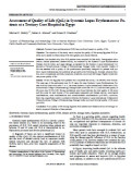 Assessment of Quality of Life (QoL) in Systemic Lupus Erythematosus Patients at a Tertiary Care Hospital in Egypt
