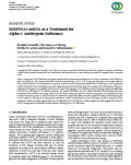 SERPINA1 mRNA as a Treatment for Alpha-1 Antitrypsin Deficiency