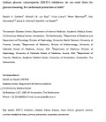 Sodium glucose cotransporter (SGLT)-2 inhibitors: do we need them for glucose-lowering, for cardiorenal protection or both?