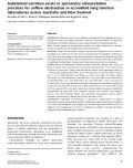 Substantial variation exists in spirometry interpretation practices for airflow obstruction in accredited lung function
laboratories across Australia and New Zealand