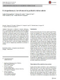Extrapulmonary involvement in pediatric tuberculosis
