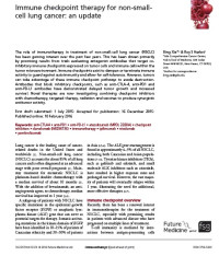 Role of chemotherapy and targeted therapy in early-stage non-small cell lung cancer