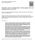 Respiratory viruses in returning Hajj & Umrah pilgrims with acute respiratory illness in 2014-2015