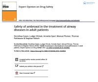 Safety of ambroxol in the treatment of airway diseases in adult patients