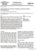 Clinical features and outcome of pregnancy with SLE-associated thrombocytopenia