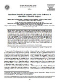 Experimental model of tympanic colic (acute abdomen) in chinchillas (Chinchilla lanigera)