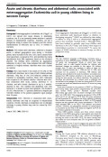 Acute and chronic diarrhoea and abdominal colic associated with enteroaggregative Escherichia coli in young children living in western Europe