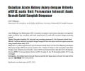 Kejadian Acute Kidney Injury dengan Kriteria pRIFLE pada Unit Perawatan Intensif Anak Rumah Sakit Sanglah Denpasar