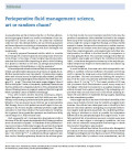 Perioperative fluid management: science, art or random chaos?