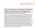 New therapeutic strategies in systemic lupus erythematosus management