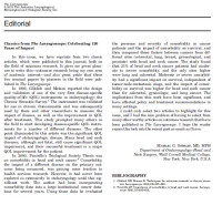 Classics from The Laryngoscope: Celebrating 120 Years of Impact