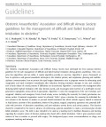 Obstetric Anaesthetists’ Association and Difficult Airway Society guidelines for the management of difficult and failed tracheal intubation in obstetrics