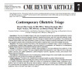 Contemporary Obstetric Triage