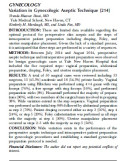 Variation in Gynecologic Aseptic Technique