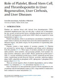 Role of Platelet, Blood Stem Cell, and Thrombopoietin in Liver Regeneration, Liver Cirrhosis, and Liver Diseases