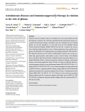 Autoimmune diseases and immunosuppressive therapy in relation
to the risk of glioma