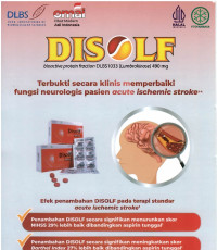 Uji Klinik Buta Ganda Perbedaan Profil Perdarahan Dan Outcome Klinis Pasien Stroke Iskemik Dengan Pemberian DLBS1033, Aspirin Dan Clopidogrel