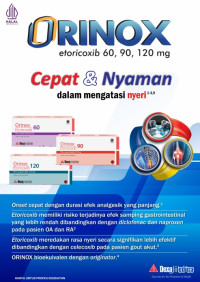 Evaluation of two doses of etoricoxib, a COX-2 selective non-steroidal antiinflammatory drug (NSAID), in the
treatment of Rheumatoid Arthritis in a double-blind, randomized controlled trial