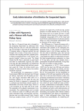 Early Administration of Antibiotics for Suspected Sepsis