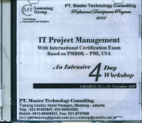 CD IT Project Management with International Certification Exam Based on PMBOK ??PMI USA