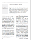 Lead resistance in micro-organisms