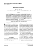 Pneumonia in Pregnancy