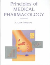 Principles of medical pharmacology, 5th ed.