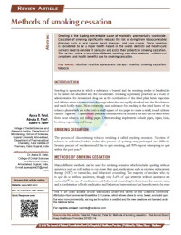 Methods of smoking cessation