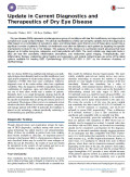 Update in Current Diagnostics and Therapeutics of Dry Eye Disease