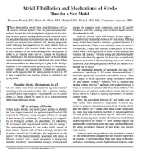 Atrial Fibrillation and Mechanisms of Stroke: Time for a New Model