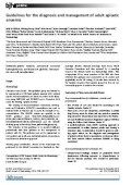 Guidelines for the diagnosis and management of adult aplastic anaemia