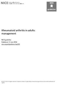 Rheumatoid arthritis in adults: management