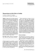 Pharmacokinetics and Side-Effects of Clonidine