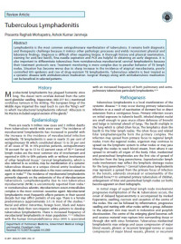 Tuberculous Lymphadenitis