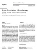 Severe Complications of Bronchoscopy