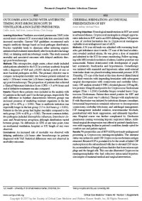 Outcomes Associated With Antibiotic Timing Post-Bronchoscopy In Ventilator-Associated Pneumonia