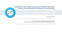 Scalp Block for Burr Holle Evacuation of Subdural Hematoma:rnA Series of Seven Patients and Review of the Literature