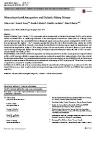 Mineralocorticoid Antagonism and Diabetic Kidney Disease