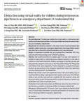 Distraction using virtual reality for children during intravenous injections in an emergency department: A randomised trial