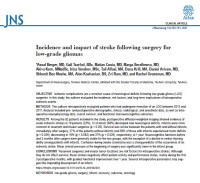 Incidence and impact of stroke following surgery for low-grade gliomas