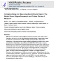 Conceptualizing and Measuring Mental Illness Stigma: The Mental Illness Stigma Framework and Critical Review of Measures