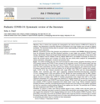 Pediatric COVID-19: Systematic review of the literature