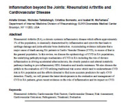 Inflammation beyond the Joints: Rheumatoid Arthritis and Cardiovascular Disease