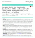 Managing the link and strengthening transition from child to adult mental health Care in Europe (MILESTONE): background, rationale and methodology