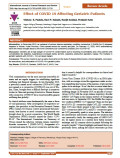 Effect of COVID 19 Affecting Geriatric Patients